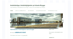 Desktop Screenshot of andelsbolig-islands-brygge.dk